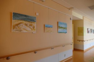 Ausstellung auf der Parkinsonstation