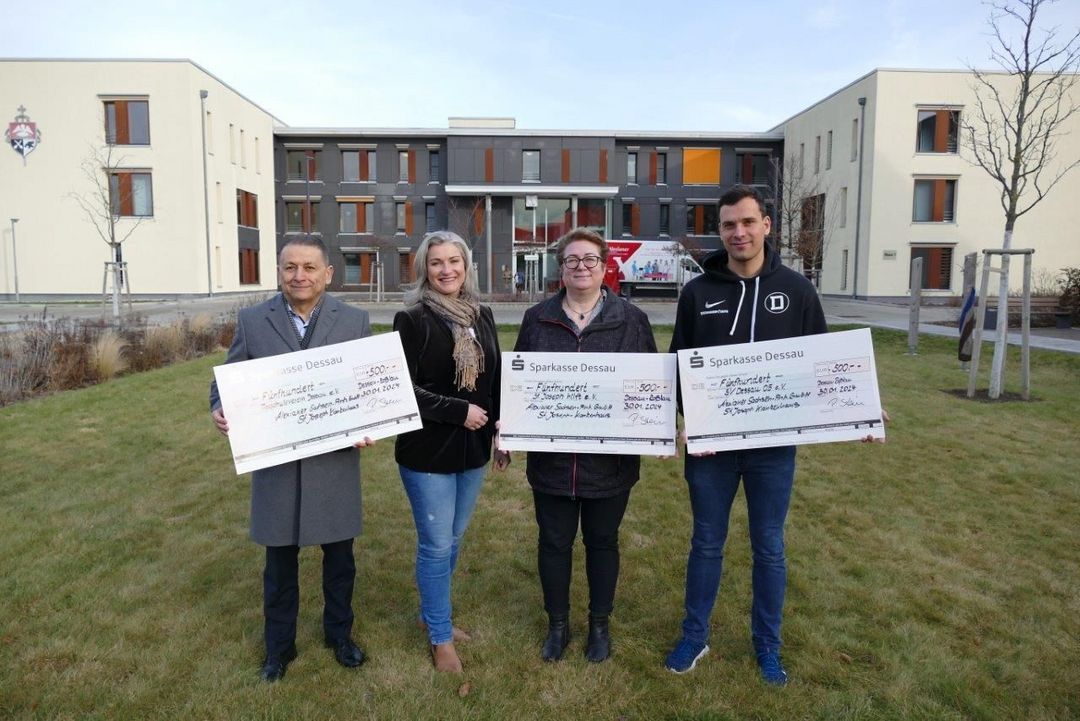 Spendenübergabe im St. Joseph-Krankenhaus Dessau