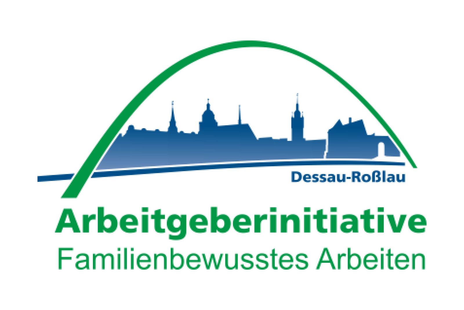 Logo Arbeitgeberinitiative "Familienbewusstes Arbeiten" in Dessau-Roßlau