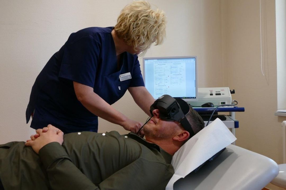 Nystagmograph für Kopfimpulstest zur Diagnose von Schwindel